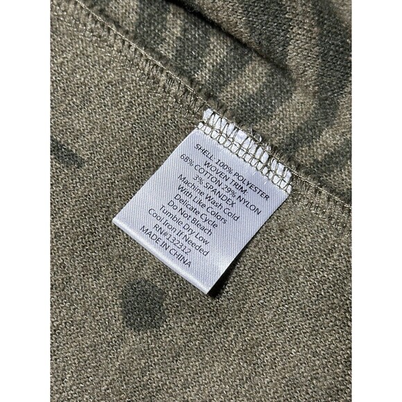 Howler Brothers Bros Vest Mens Small Chisos Fleece Sherpa Forest Leaf Print NWT - Picture 9 of 10